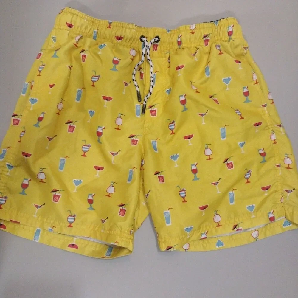 Broken Thread Surf Swim Trunk Men's Small Swim Shorts w/ Liner 